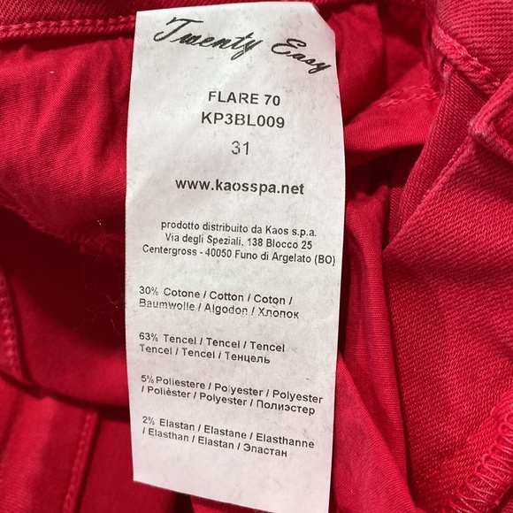 Twenty easy by Kaosspa. Denim. Pink. Flared (C185) - Picture 3 of 8